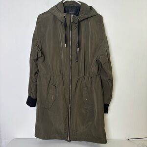 Dynamite Olive Hooded Parka Jacket
